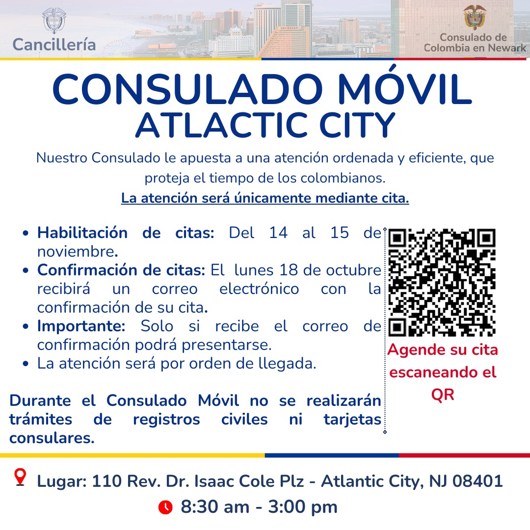 Consulado Movil en Atlantic