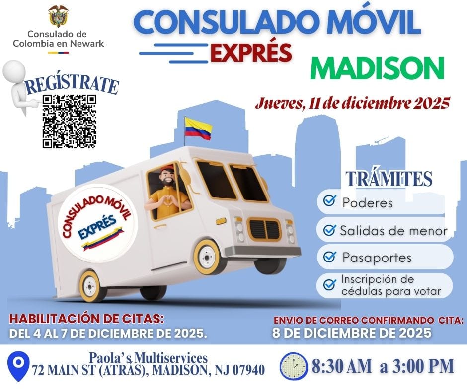 ¡Consulado Móvil Exprés en Madison!