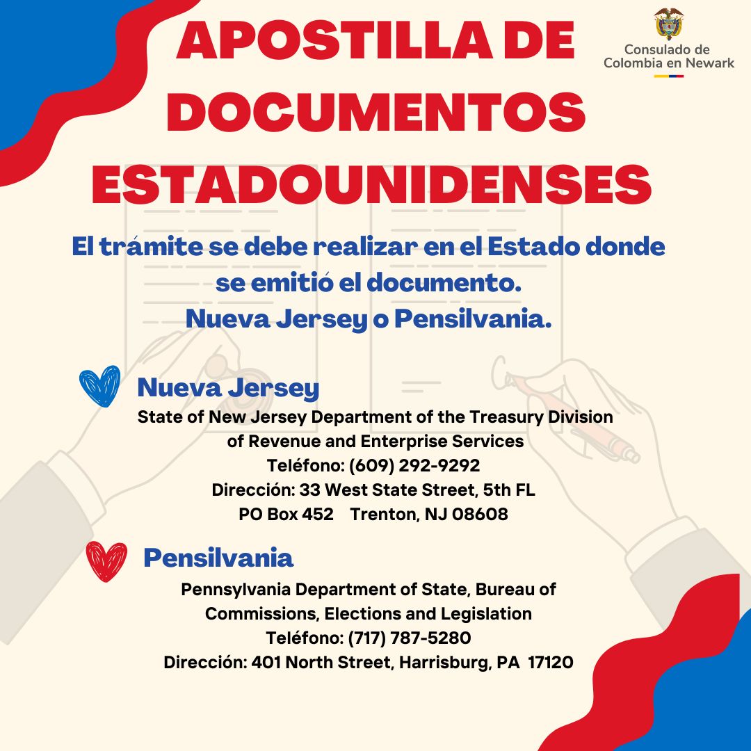 apostilla newark
