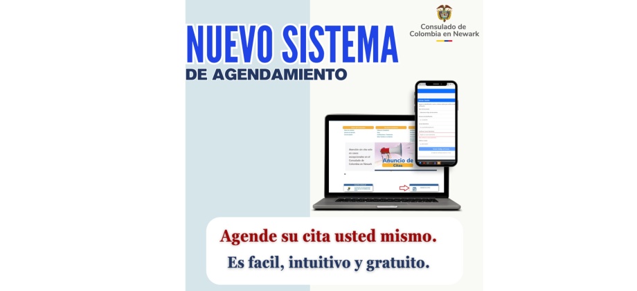 Manual de agendamiento de citas Consulado Newark