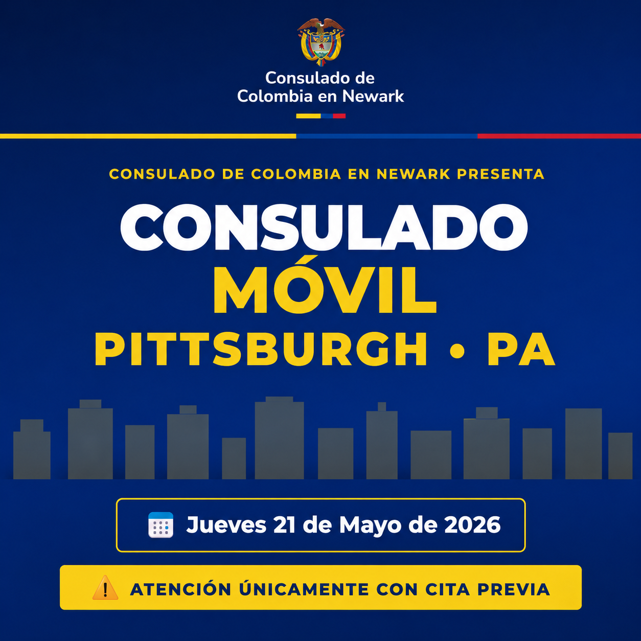 El Consulado de Colombia en Newark llega a Pittsburgh