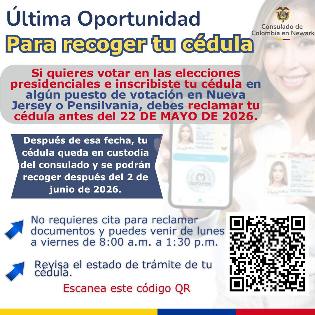 Última oportunidad para recoger tu cédula antes de la primera vuelta presidencial
