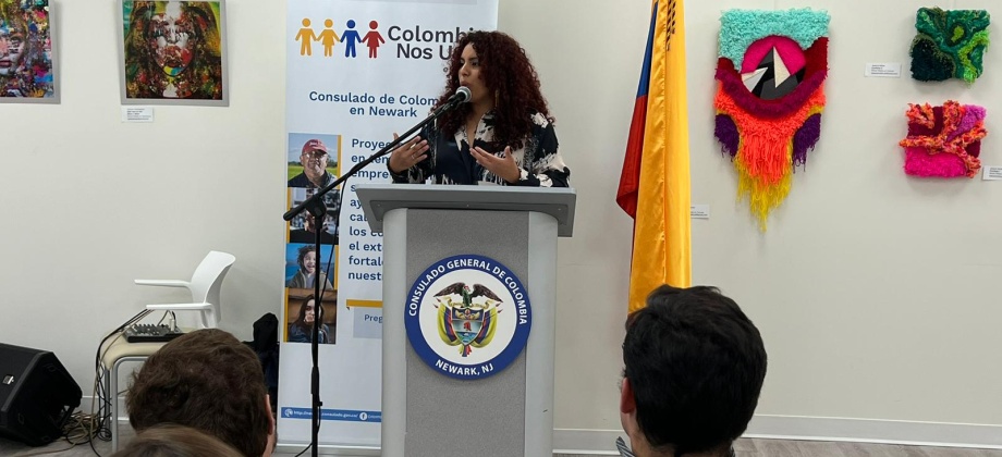 Consulado de Colombia en Newark realizó con éxito la VI exposición artística denominada "Reflexiones"