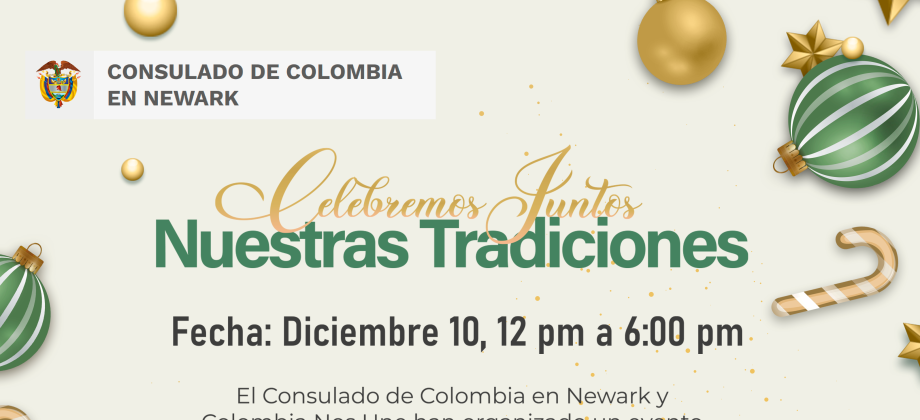 Evento de Navidad para nuestros connacionales en Newark