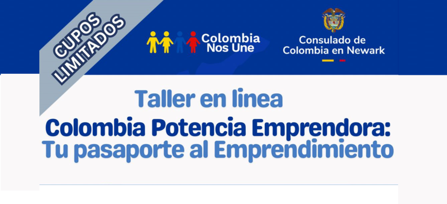Taller en línea Colombia potencia emprendedora: tu pasaporte al emprendimiento 
