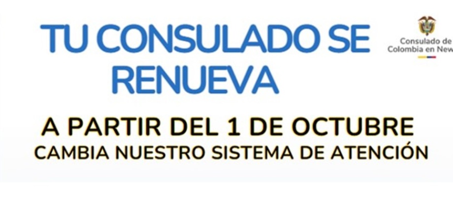 Información sobre el agendamientos de su cita para realizar sus trámites en el Consulado de Colombia en Newark