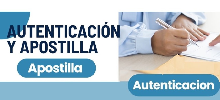 ¿Apostilla o Autenticación? Consulta la información publicada por el Consulado de Colombia en Newark 