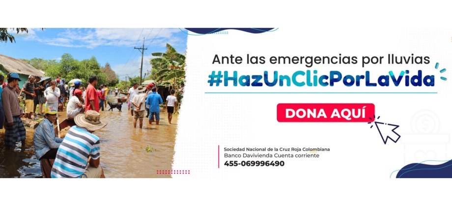 ¡Necesitamos tu ayuda! La emergencia invernal ha dejado una afectación que no ocurría en Colombia desde el año 2010