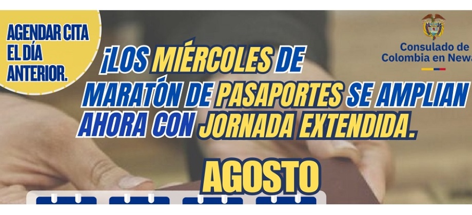 Maratón de pasaportes: jornada extendida