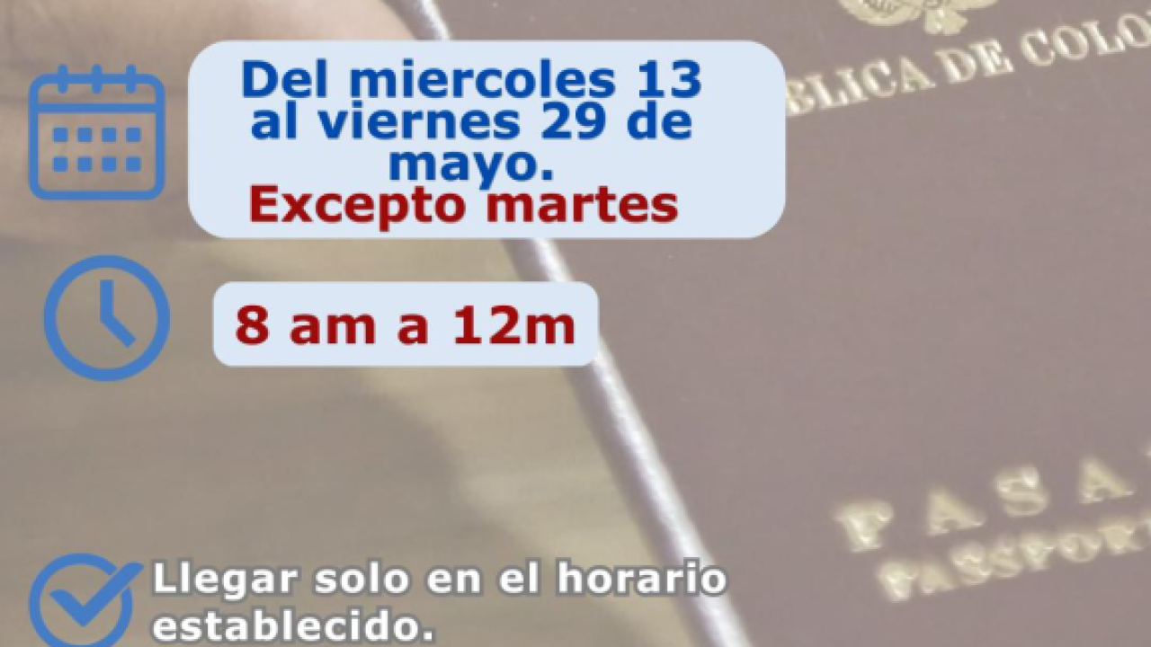 En mayo pasaportes sin cita