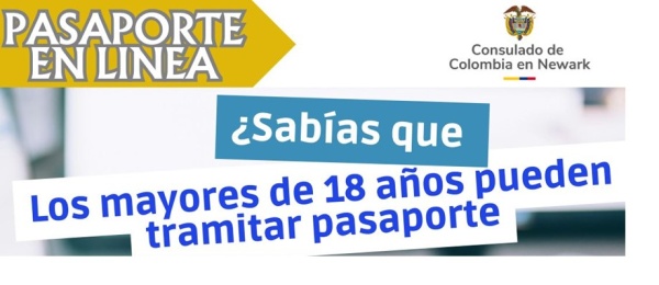  ¡Tu pasaporte en línea, sin filas ni citas! En el Consulado de Colombia en Newark